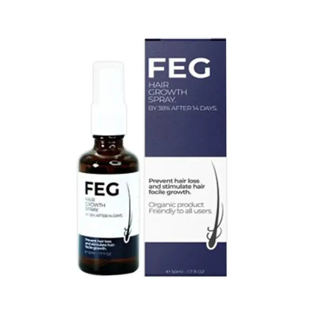 FEG Original Organic Hair Growth Spray Bring Healthy Hair Home Hair Care Oil Hair Care Spray Serum For Hair Loss