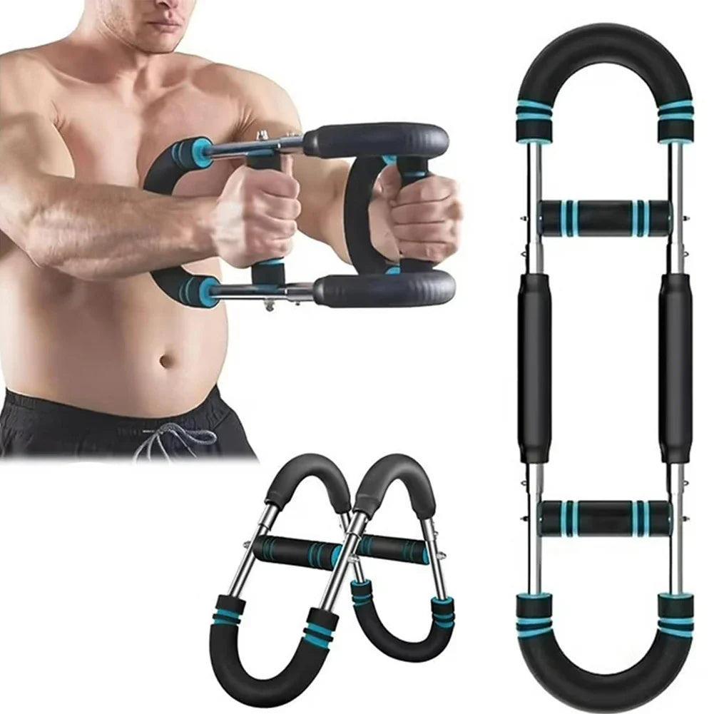 Adjustable Twister Arm Exerciser U-Shaped Wrist Strength Trainer Chest Expander