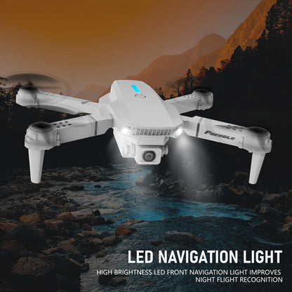 E88 Dual Camera Drone, Optical Flow Hovering, 480P Photography, Foldable, Compact and Portable, Ideal Gift for Beginners, Perfect Birthday or Christmas Present