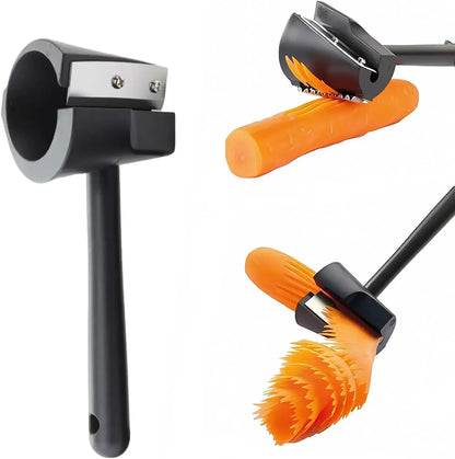 Spiral cutter for fruit and vegetables, creative kitchen utensil