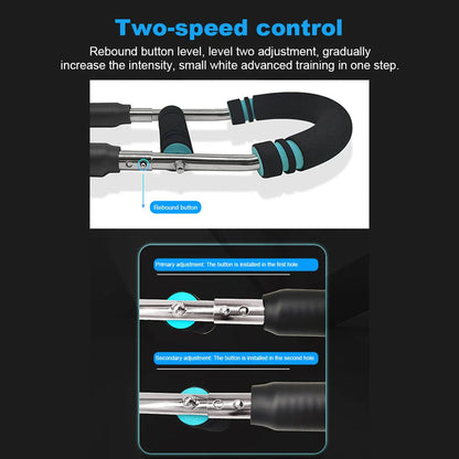 Adjustable Twister Arm Exerciser U-Shaped Wrist Strength Trainer Chest Expander