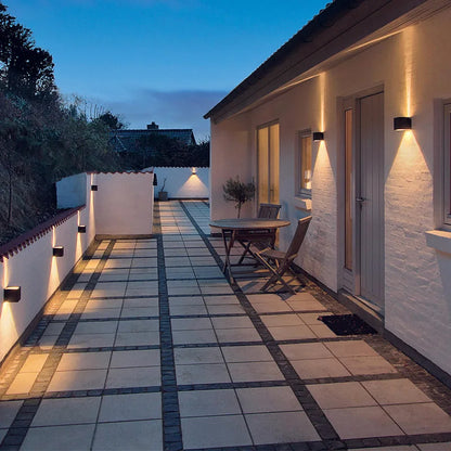 Black LED Wall Light For Indoor and Outdoor Use