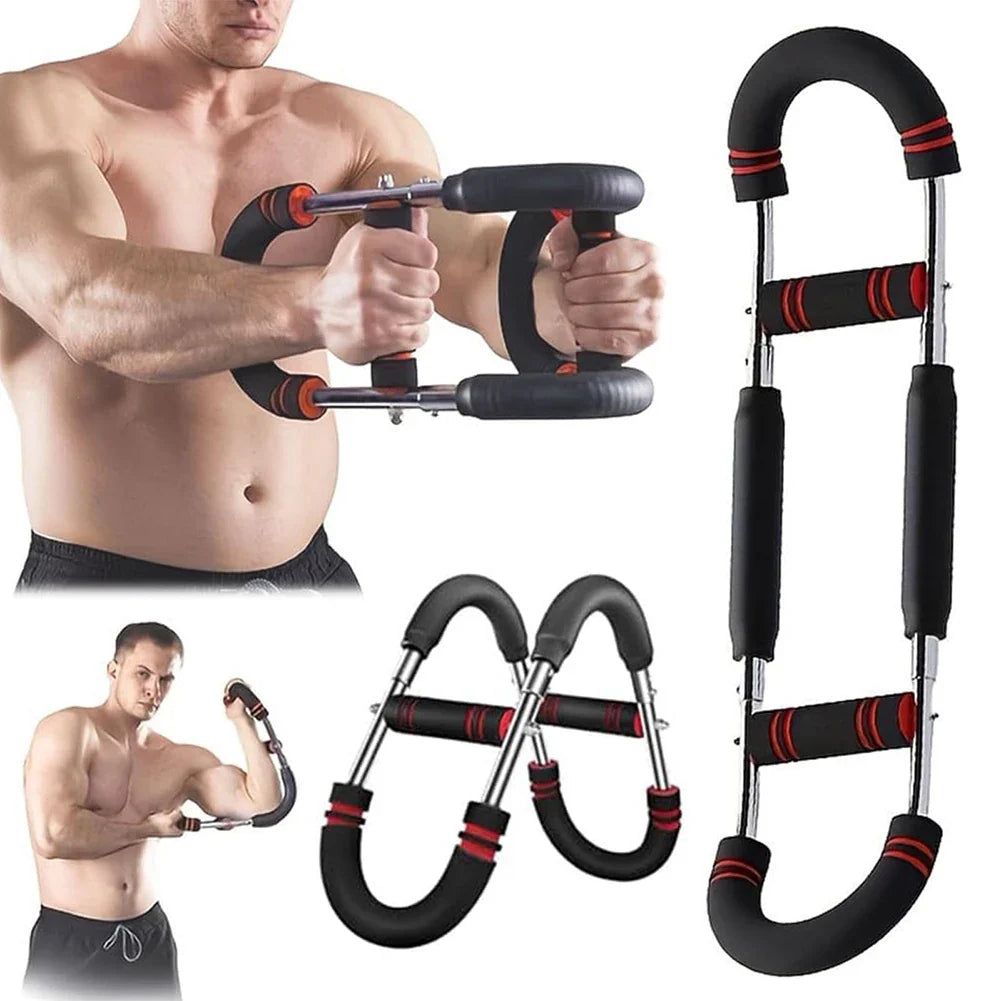 Adjustable Twister Arm Exerciser U-Shaped Wrist Strength Trainer Chest Expander