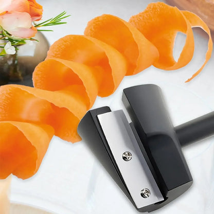 Spiral cutter for fruit and vegetables, creative kitchen utensil