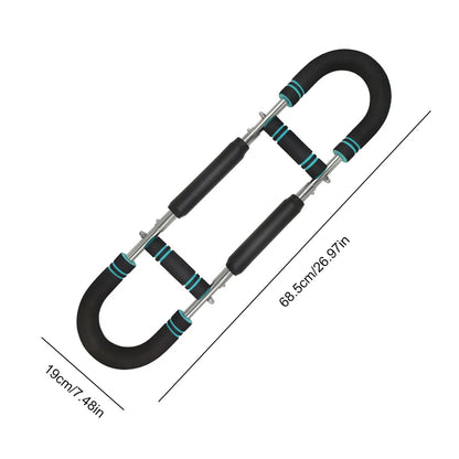 Adjustable Twister Arm Exerciser U-Shaped Wrist Strength Trainer Chest Expander